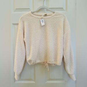 Ivory Cozy Long-Sleeve Top, NWT